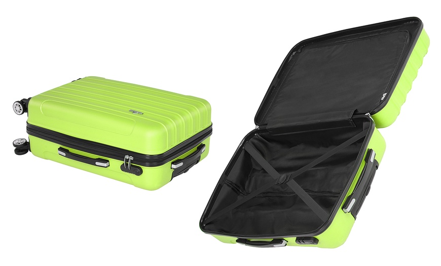 Image 21: 3-Piece Hard Shell Suitcase Set