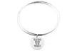 Pink Box Stainless Steel Double Layer Inspirational Bangle - Second Medium