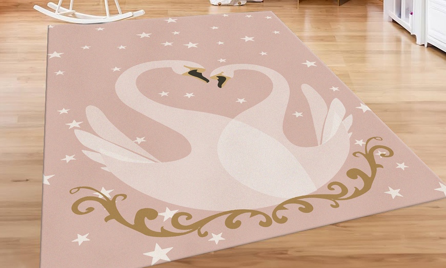 Image 1: Non-Slip Polyester Rugs