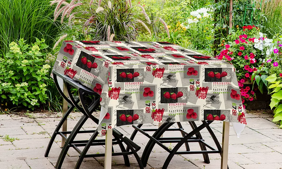 Nappe en toile cirée PVC résistante aux taches