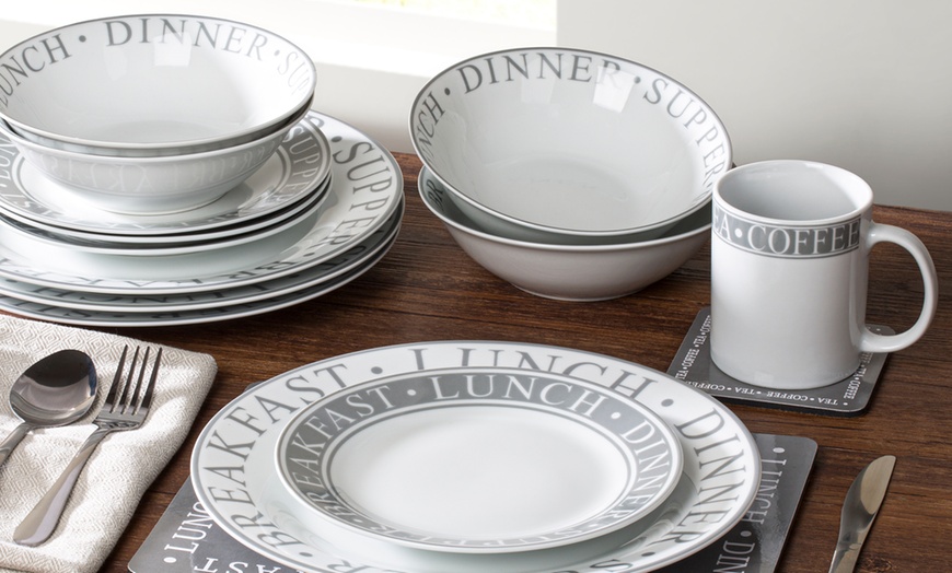 Image 3: Waterside 100-Piece Dinner Set