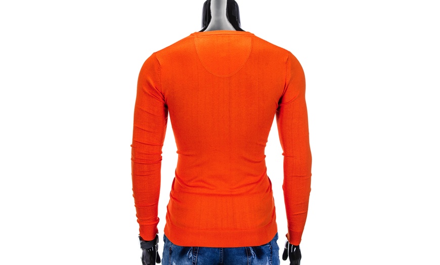 Image 9: Men's V-Neck Sweater