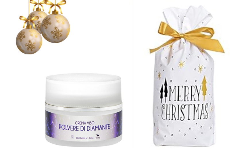 Image 1: Polvere di Diamante crema viso illuminante Efory Cosmetics + sacchetto regalo