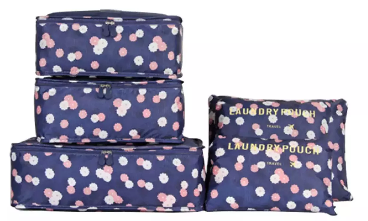 1x oder 2x 6er-Set Gepäck-Organizer