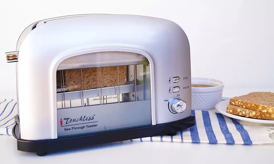 iTouchless 2-Slice See-Through Smart Toaster - Primary Image