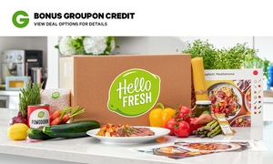 HelloFresh Meal Plans + BONUS Groupon Credit