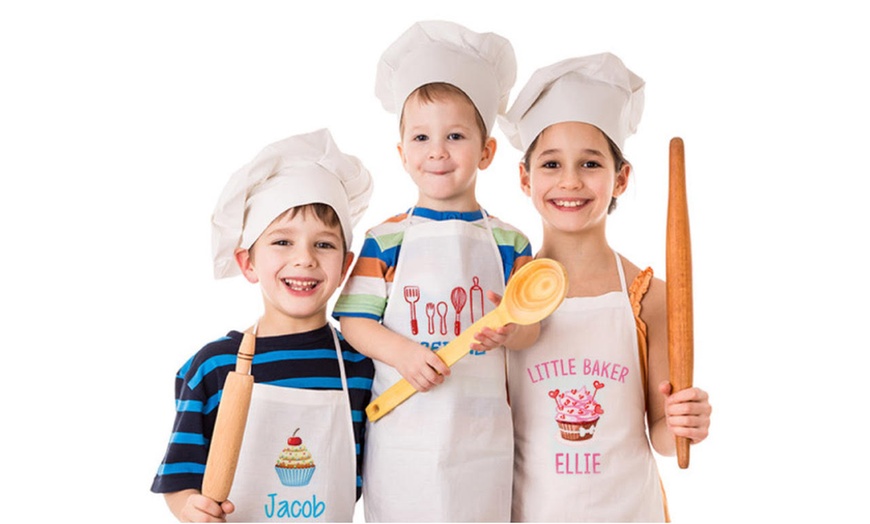 Image 1: Personalised Kids Apron from Decomatters