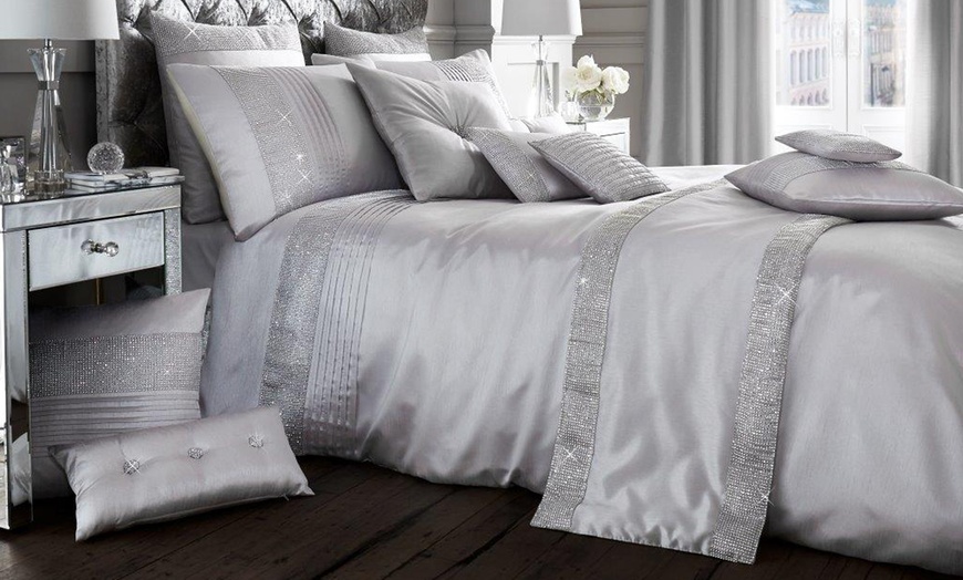 Image 1: Onyx Rhinestone Finish Bedding