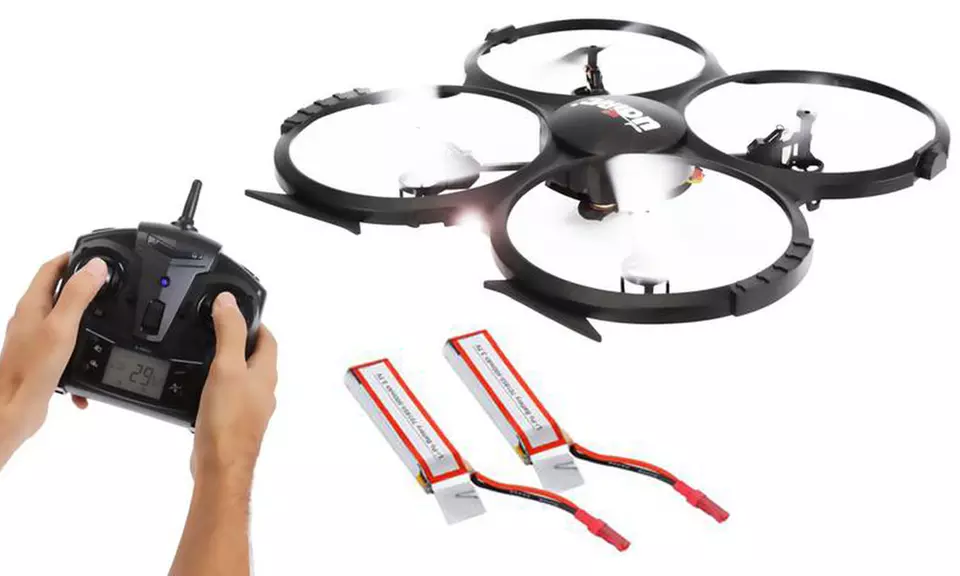 SereneLife SLDR18HD Quadcopter with Built-In 720p HD Camera and 2.4GHz Wireless Remote Control - Primary Image