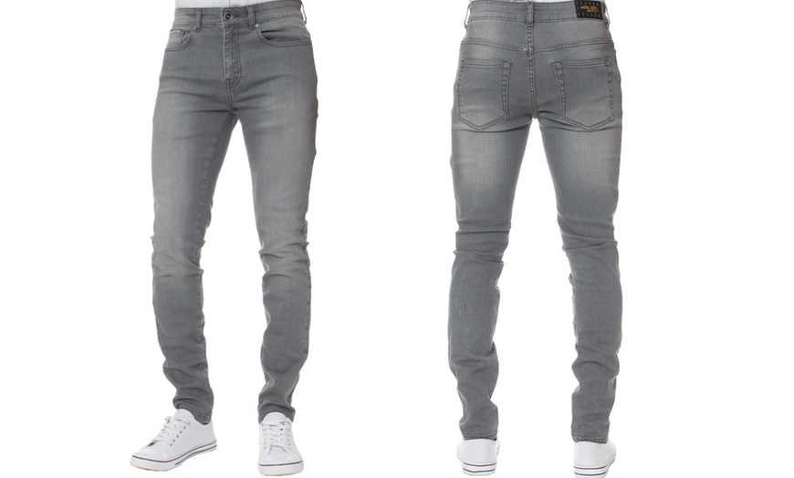 Image 6: ENZO Jeans Men's Skinny Trousers