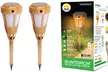 Solar-Powered Bamboo Tiki Torch (1-, 2-, or 4-Pack) - Second Medium