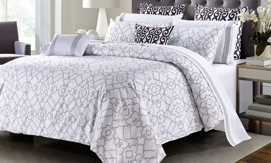 Image 1: Cotton Sheets or Duvet Cover