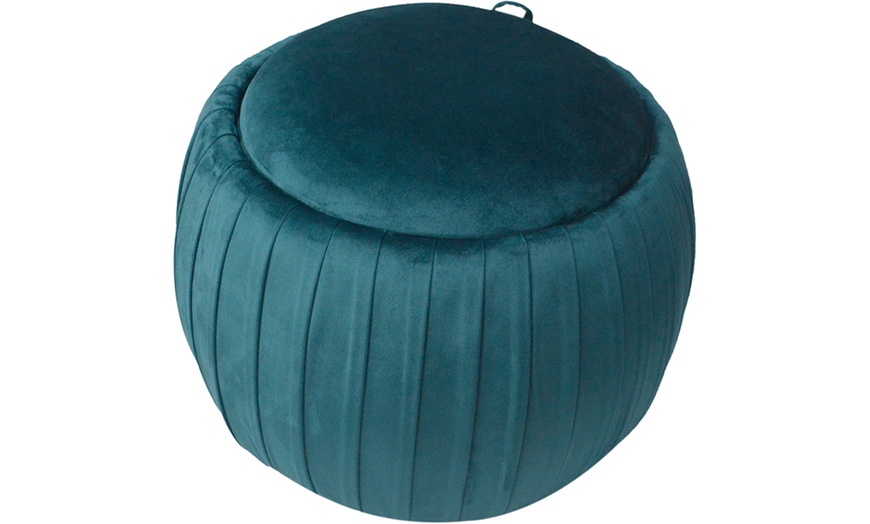 Image 6: Bubble Ottoman Stool with Storage