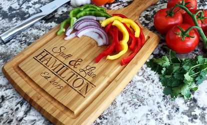 image for Up to 55% Off Custom Cutting Boards from Qualtry