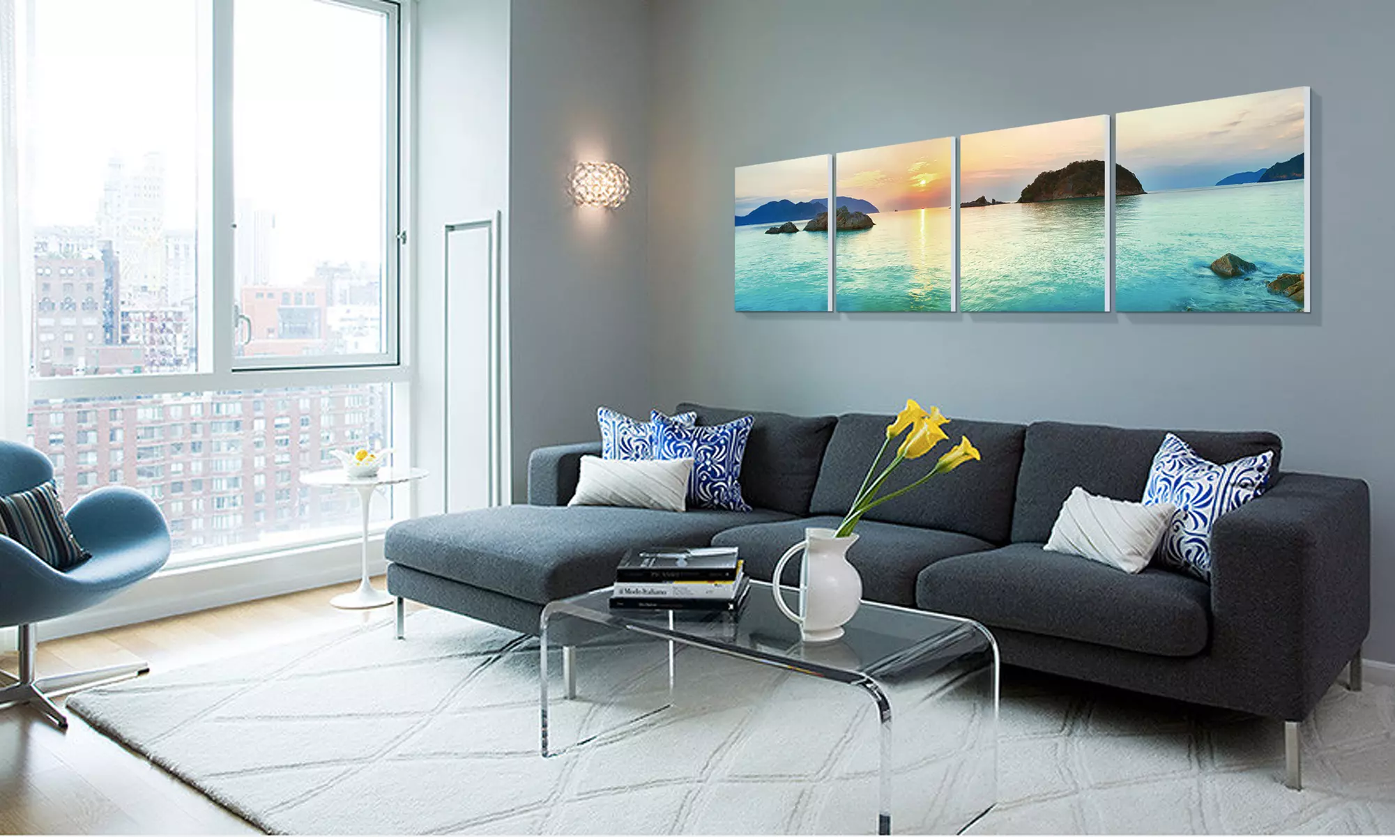 Multi-Panel Landscape Photography on Gallery-Wrapped Canvas - Primary Image
