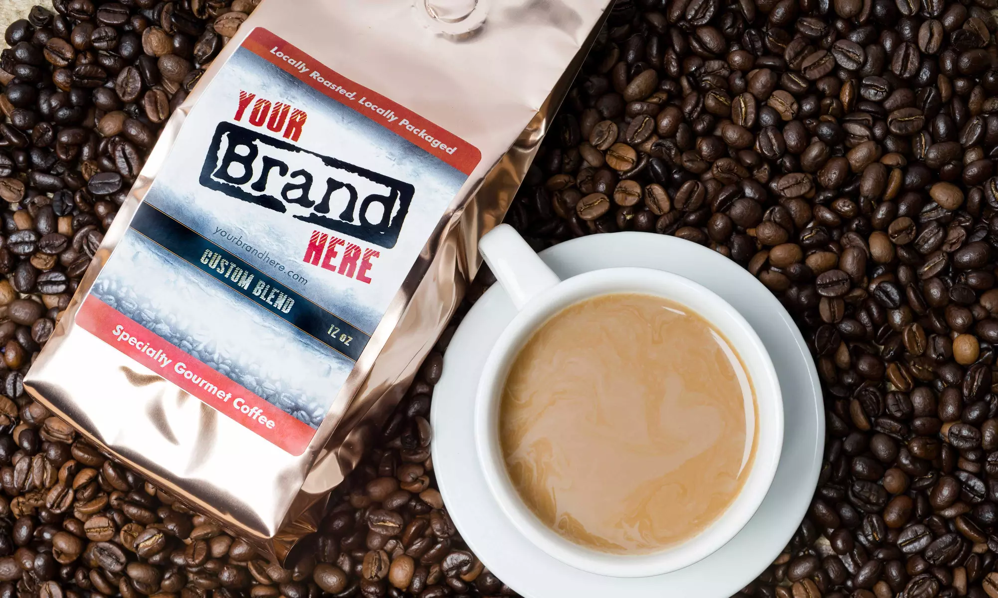 One or Two 16-Ounce Bags of Custom-Blended Coffee with Personalized Label from Customcoffees.com (Up to 40% Off) - Second Medium