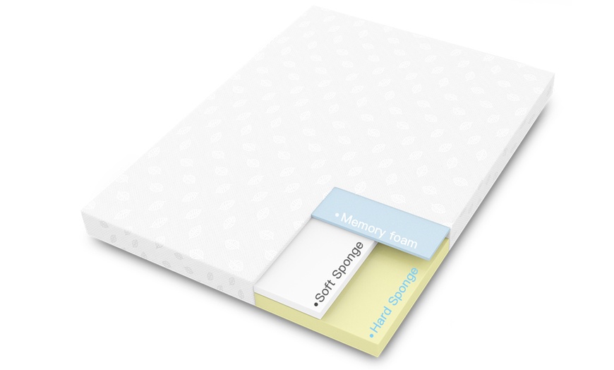 Image 7: Memory Foam Mattress with Breathable Quilted Knit Fabric 