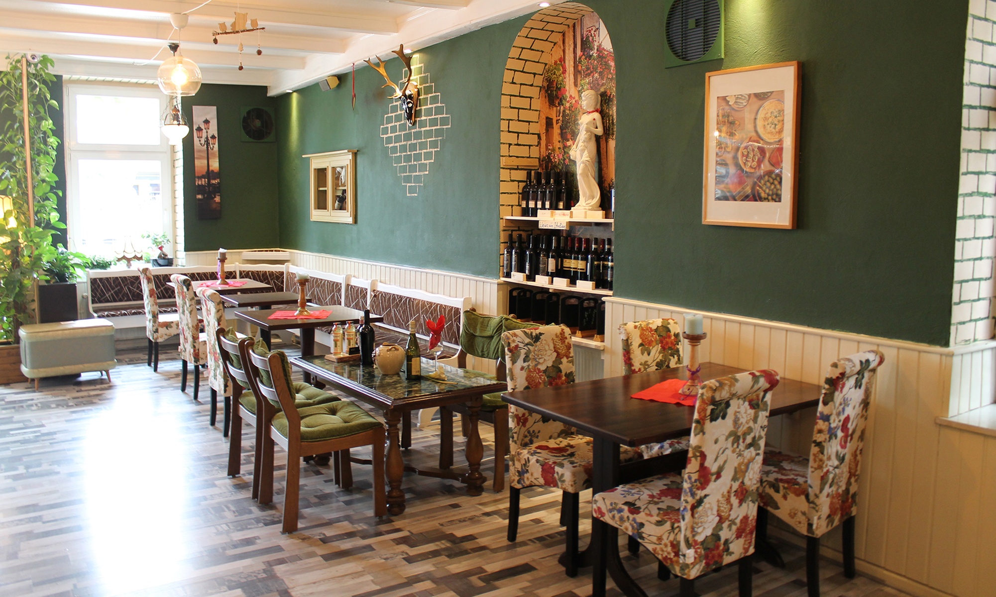 Italienisches 2-Gänge-Menü für 2 oder 4 Personen