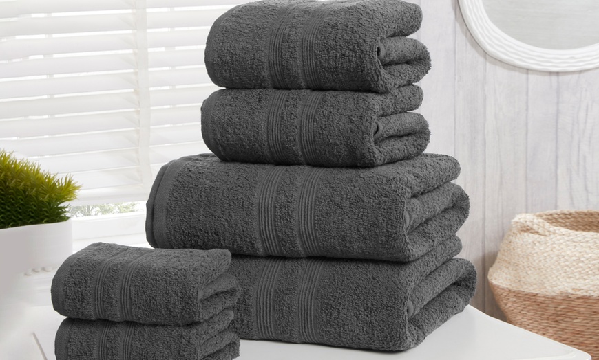 Image 1: Luxurious Hotel 6-Piece Towel Bale 