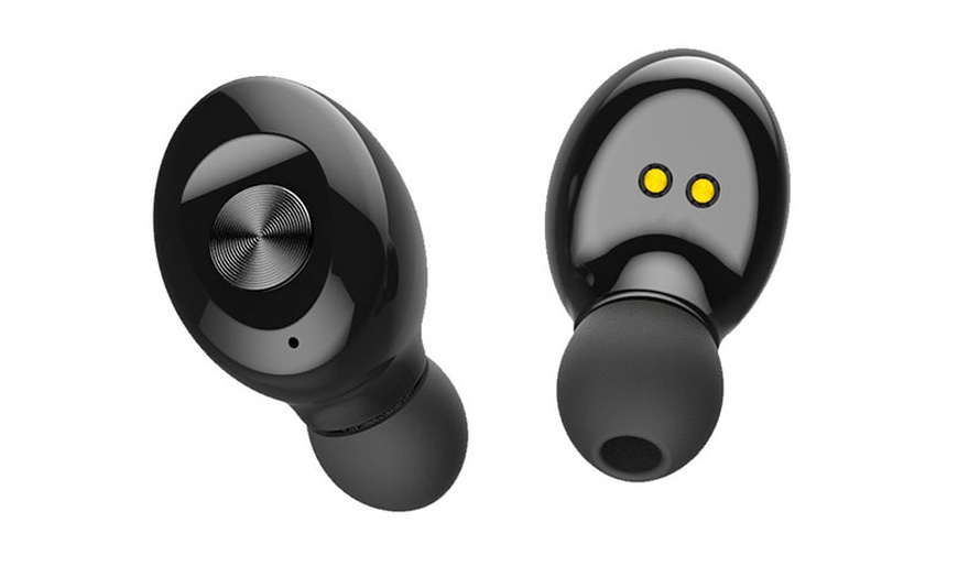 Image 2: One or Two Pairs of Bluetooth 5.0 Wireless Earbuds and Charging Case