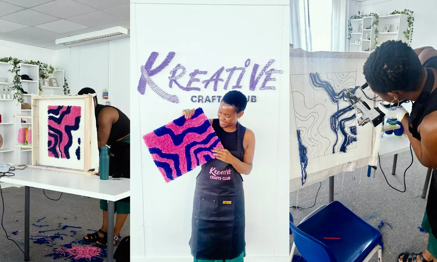 Tufting Workshop ''Intro to Rug Tufting 101'' for 1, 2, or 4 People