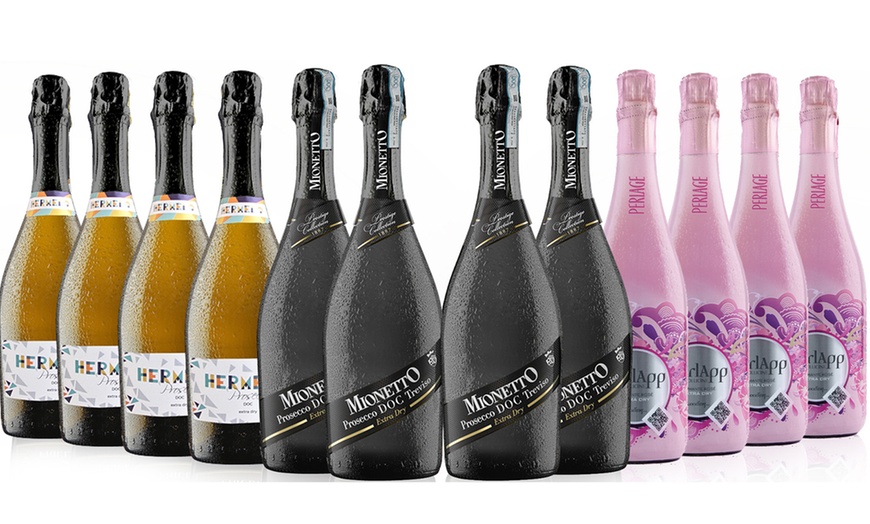 Image 1: Six Bottles of Assorted Prosecco
