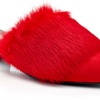 Image 6: Women's Fuzzy Fur Pointy-Toe Slip-on Mules