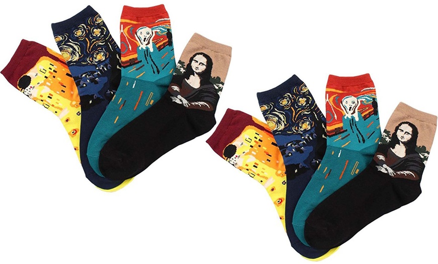 Image 2: Chaussettes pour femmes avec motif