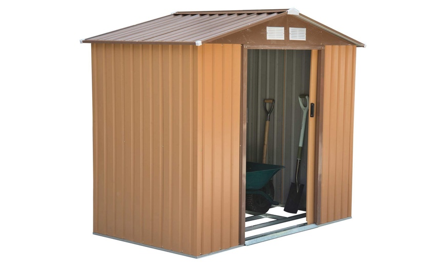 Image 9: Outsunny Lockable Garden Shed