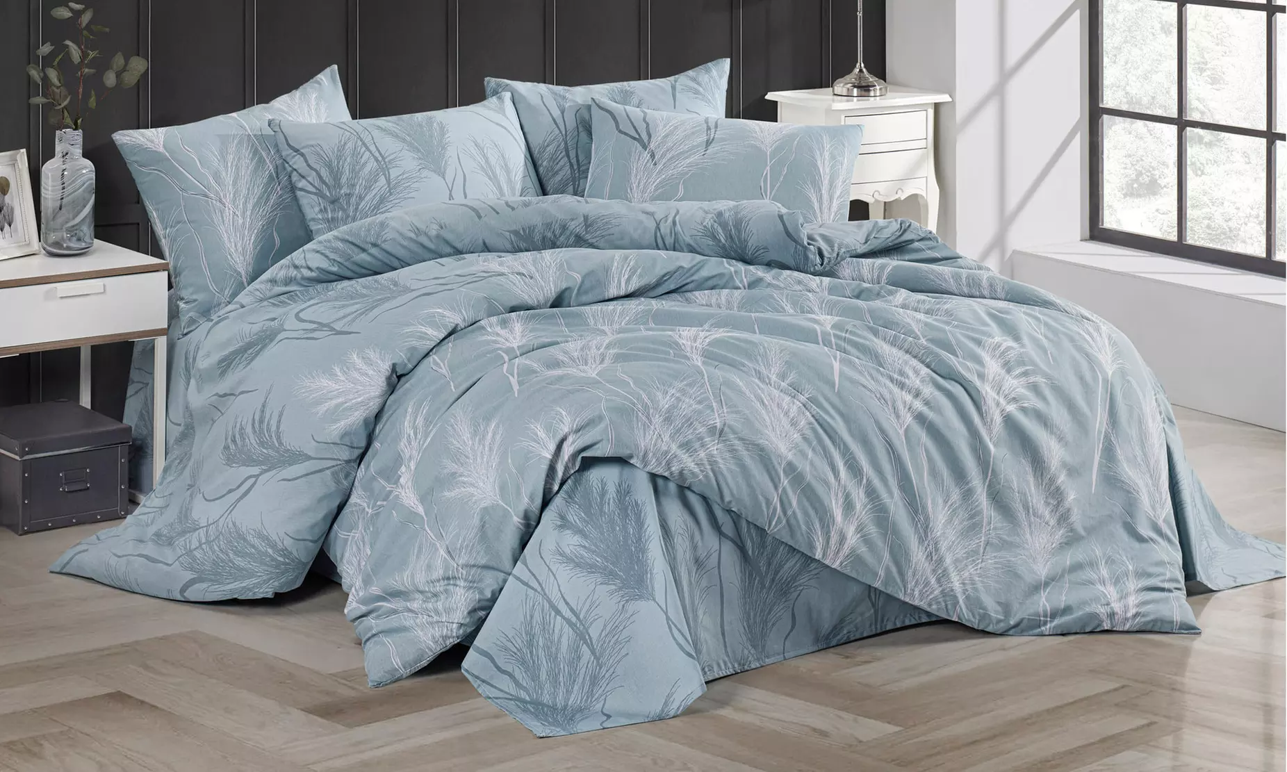 Juego de funda nórdica y 2 fundas de almohada para cama doble