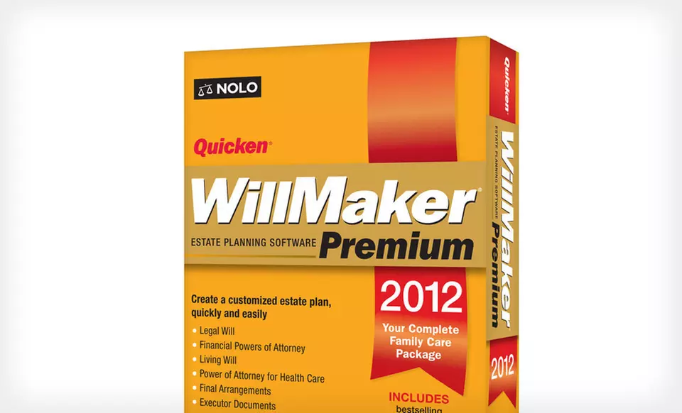 $10 for Quicken WillMaker Premium 2012 Software ($89.99 List Price). Free Returns. - Second Medium