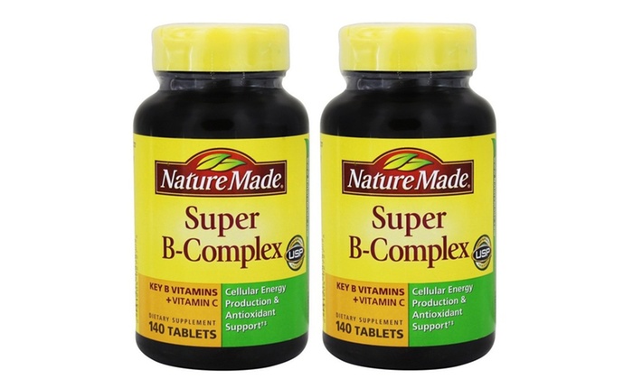 Nature Made Super B Complex Tablets (1 Or 2-Pack) | Groupon