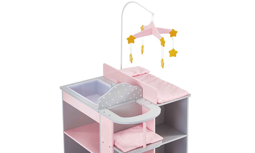 Image 7: Doll Changing Station with Storage