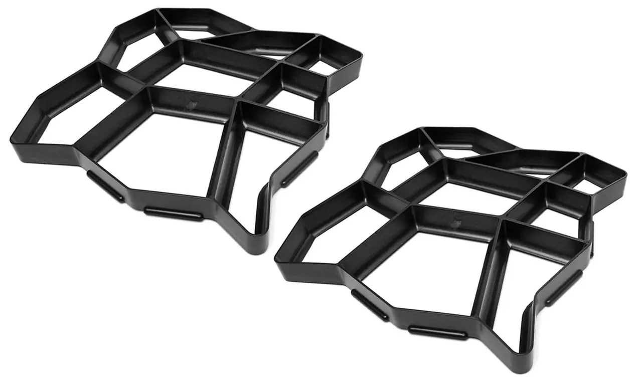 Moule de pavage pour chemin de 43 x 43 x 4 cm en plastique dur - Image 5