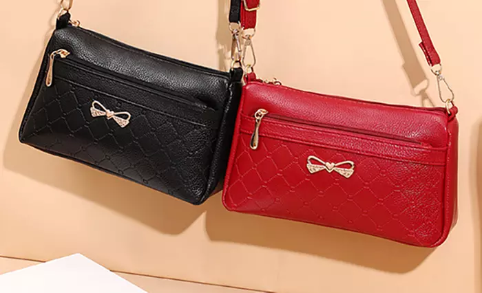 Sac à main bandoulière pour femme en similicuir - Primary Image