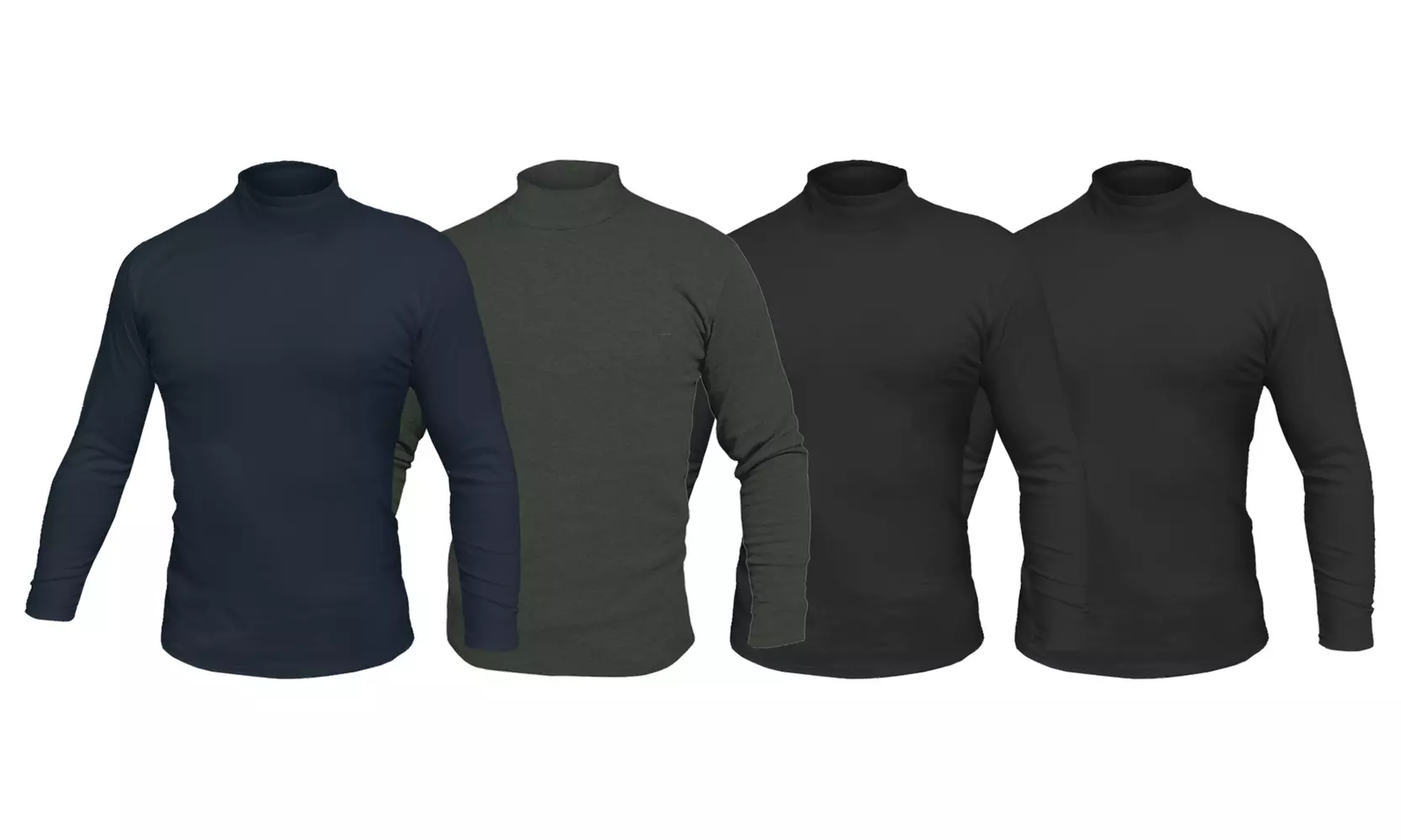 4er-Pack Liabel Herren-Langarmshirt