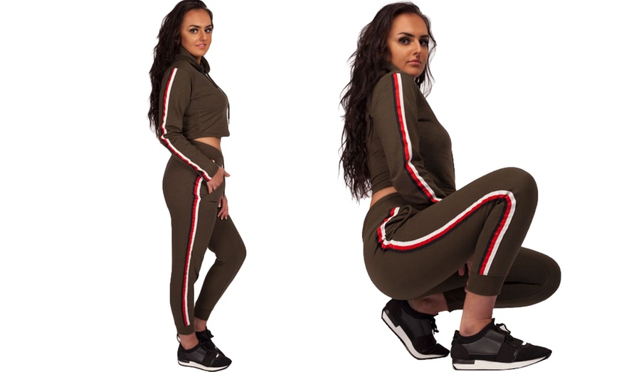 Image 6: Side Stripe Tracksuit 