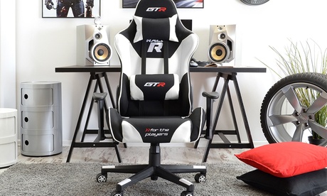 Sedia Selsey da gaming con cuscini disponibile in 2 colori