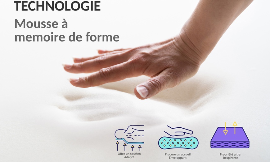 Image 15: Matelas 30 cm à mémoire de forme et ressorts ensachés