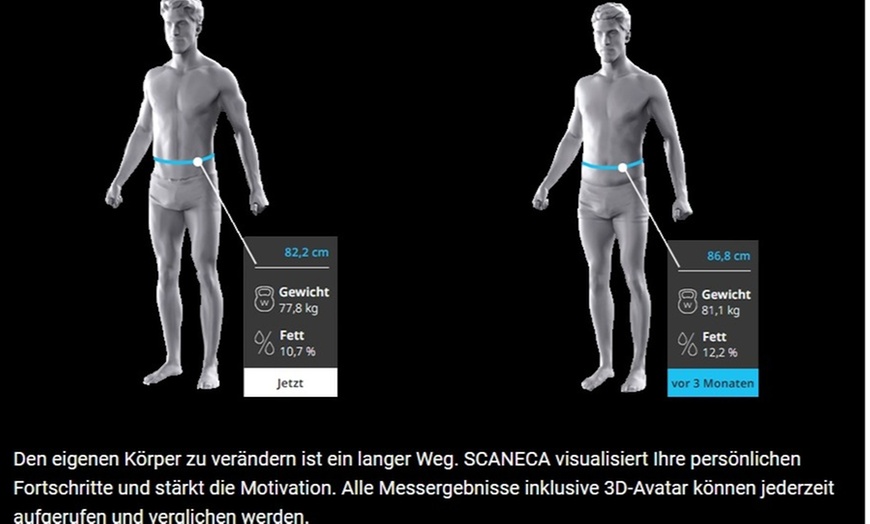 Image 1: 3D-Messung mit Ernährungsprogramm