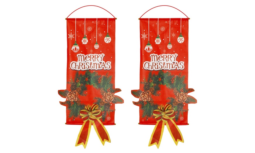 Image 14: Merry Christmas Hanging Banner