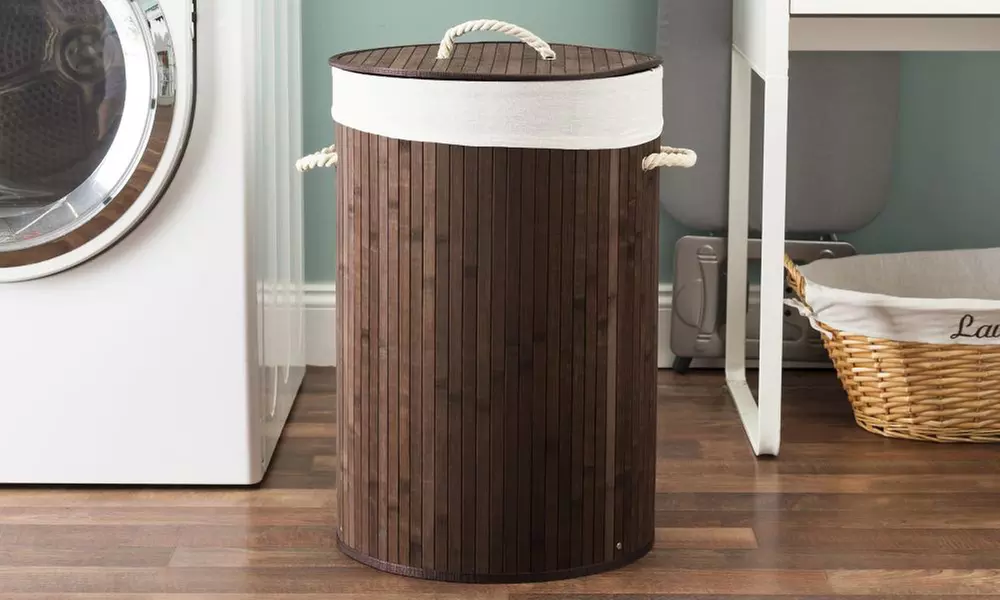 Cesto Portabiancheria In Bambù