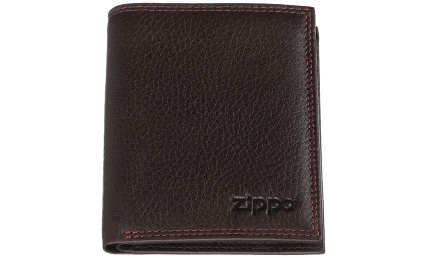 Image 10: Zippo Leather Wallets in Gift Box