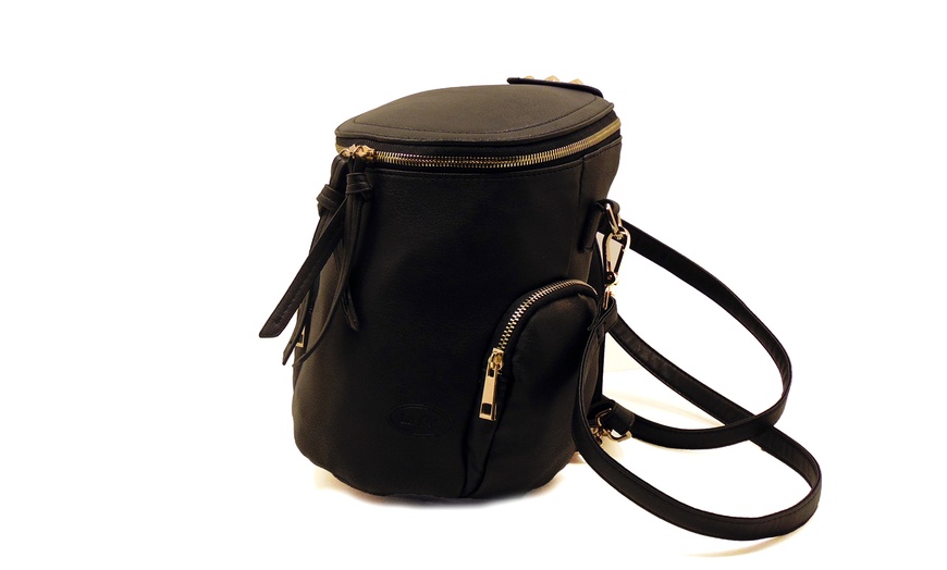 Image 5: Leather Backpack