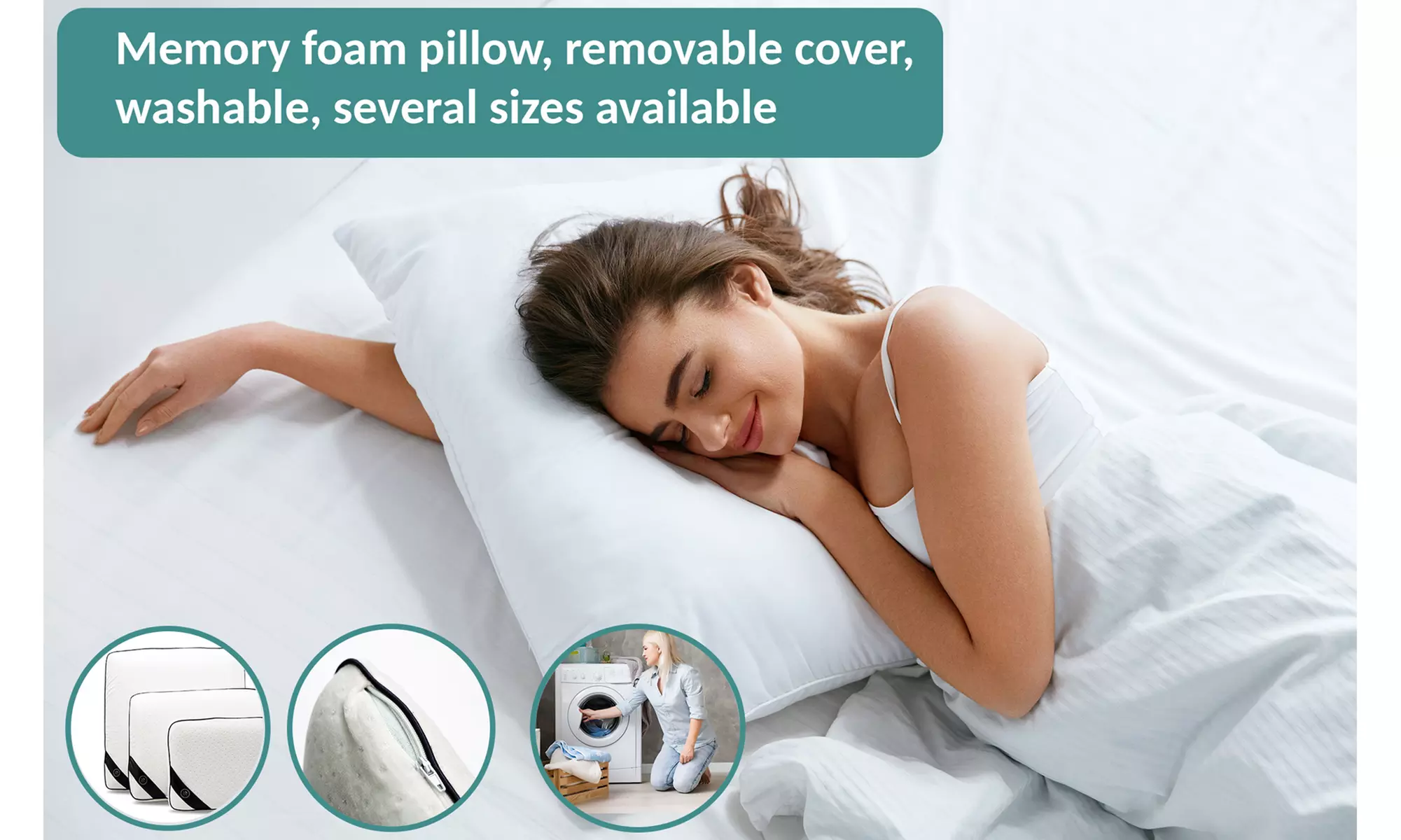 Sampur Nackenstützkissen mit Memory-Schaum