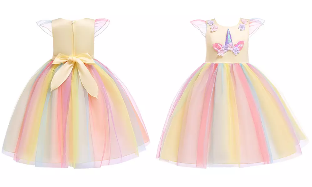 Robe tutu licorne pour fille - Image 4