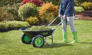 Garden Gear Heavy Duty Two-Wheeled Wheelbarrow