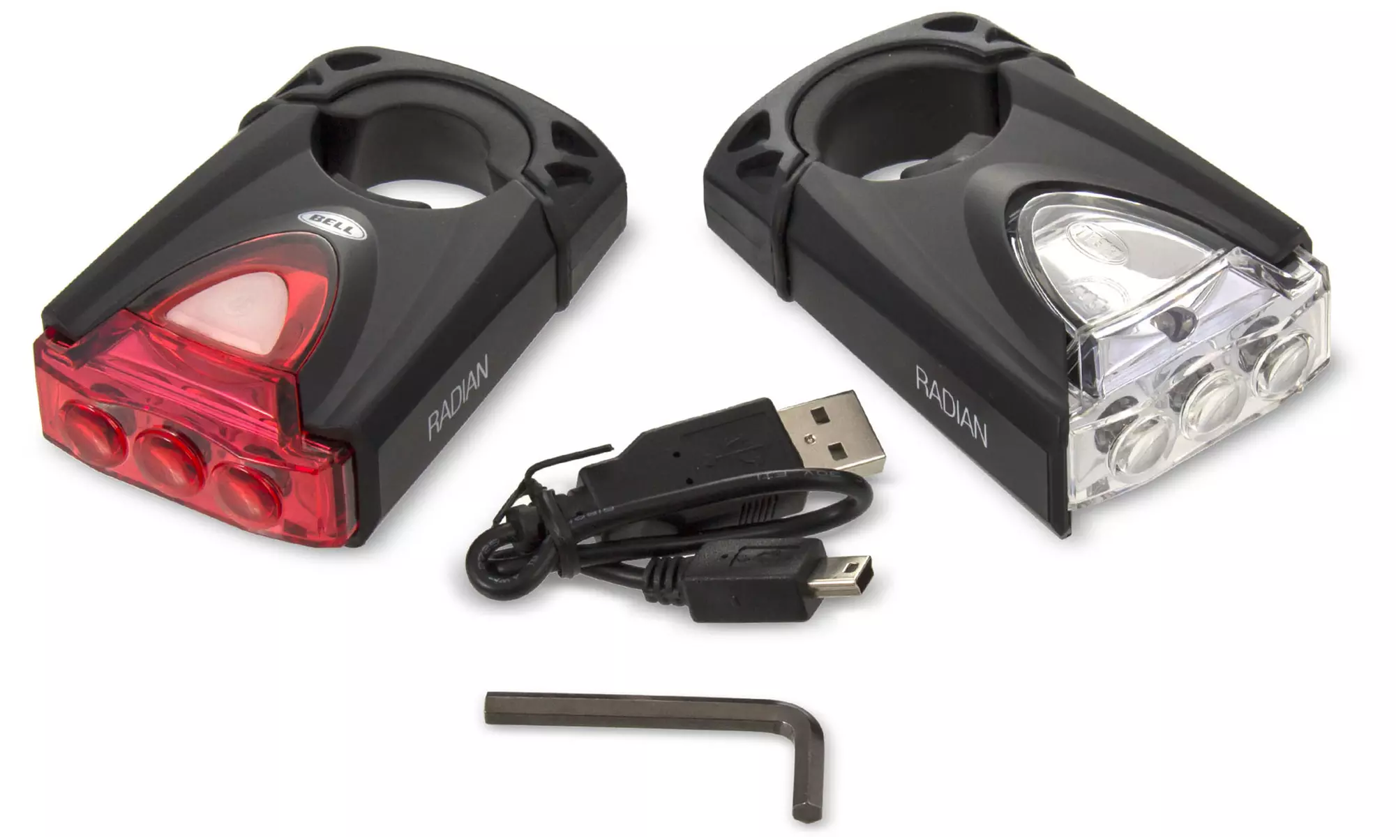 Bell Radian 850 USB-Rechargeable Locking LED Bike Light Set  - Primary Image