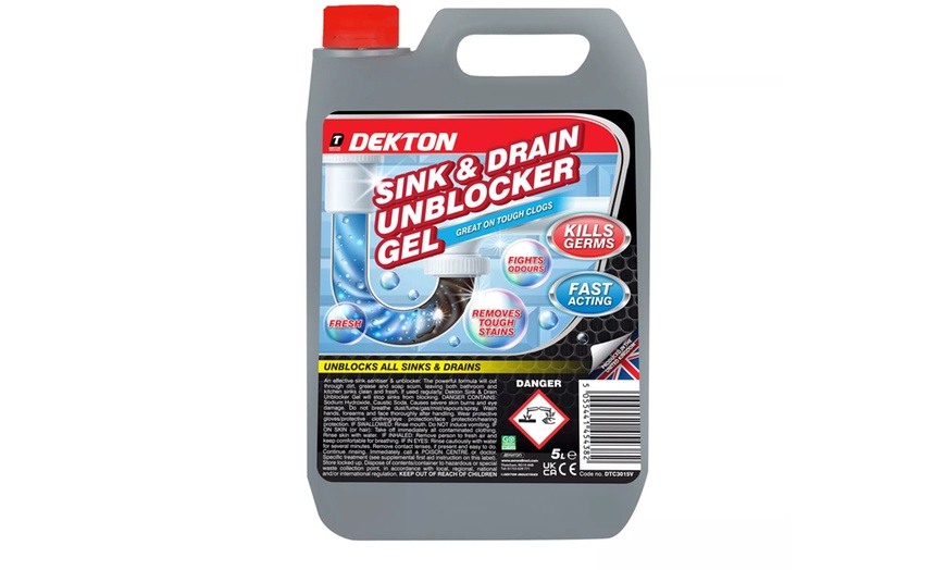 Image 1: Sink and Drain Unblocker Gel 5L