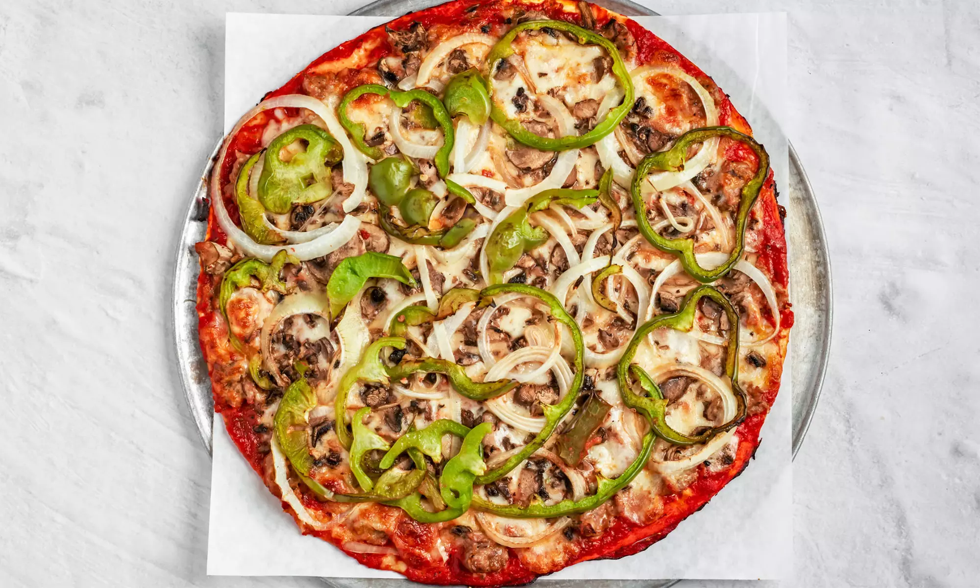 Up to $60 for Food & Drinks or 18'' Pizza, Salad, Bread Sticks & More!